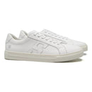 TÊNIS MASCULINO CASUAL EM COURO BRANCO COM CONFORTO - WHITE